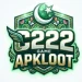 Official C222 Game logo with APKLoot branding in a green shield design for Android application guides.