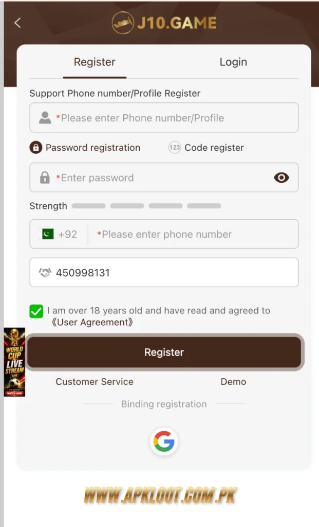 J10 Apk