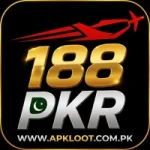 188 PKR logo with APKLoot.com.pk website branding